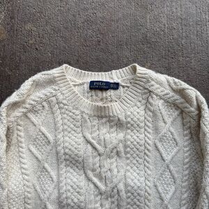 Polo Ralph Lauren Cable Knit Heavy Sweater Size XS $220 Retail